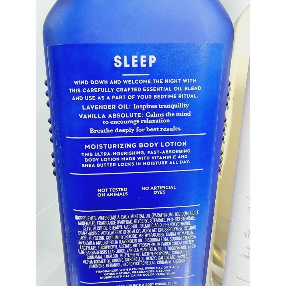 LAVENDER VANILLA Bath & Body Works Shower Gel 10oz Body Lotion 6.5oz Set NEW - Picture 7 of 8